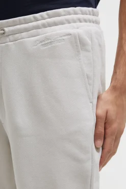 Jogger aus Heavy Jersey mit Twill-Struktur stone