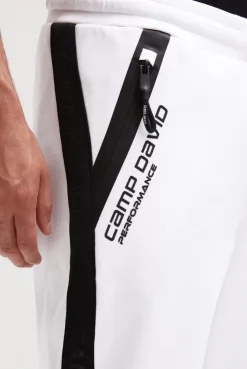 Jogginghose aus Interlock mit Seitentapes opticwhite
