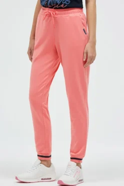 Jogginghose mit Bündchen-Details apricot sunset