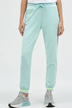 Jogginghose mit Bündchen-Details misty mint