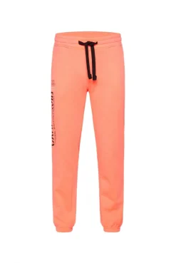 Jogginghose mit Logo Print speed orange neon