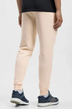Jogginghose mit Puffprint ecru