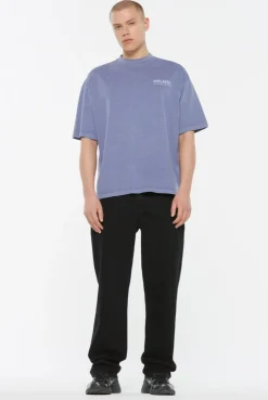 JO-HN T-Shirt Oversized printed violet