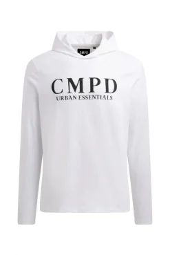 Kapuzenshirt mit CMPD Print opticwhite