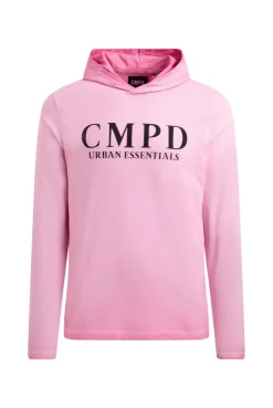 Kapuzenshirt mit CMPD Print summer pink