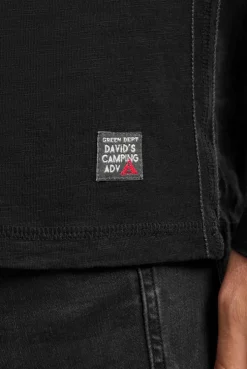 Kapuzenshirt mit Frontprint black