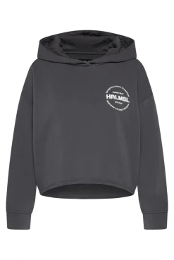 KE-LIS Cropped Hoodie asphalt