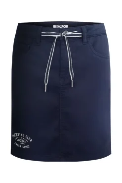 Kurzer Jeansrock AN:NE mit Print blue navy