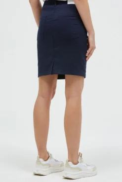 Kurzer Jeansrock AN:NE mit Print blue navy