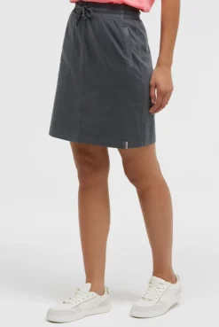 Kurzer Jersey-Rock mit Elastikbund grey bay