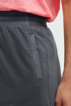 Kurzer Jersey-Rock mit Elastikbund grey bay