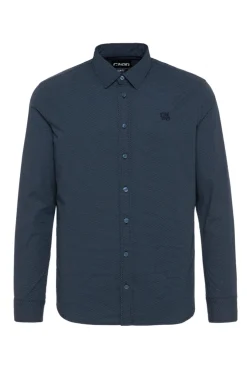 Langarmhemd Slim Fit true navy | S