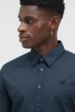 Langarmhemd Slim Fit true navy | S