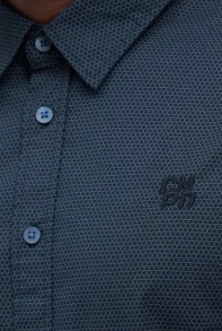 Langarmhemd Slim Fit true navy | S