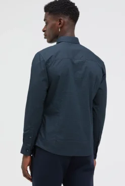Langarmhemd Slim Fit true navy | S