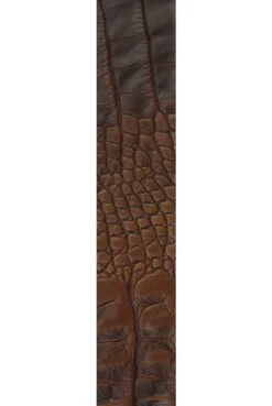 Ledergürtel im Used Look dark brown