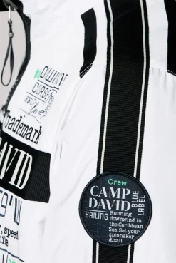 Leichter Blouson mit Tapes und Artworks opticwhite