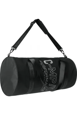 Leichte Sporttasche mit reflektierendem Print black