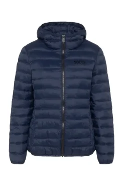 Leichte Steppjacke mit Kapuze blue navy