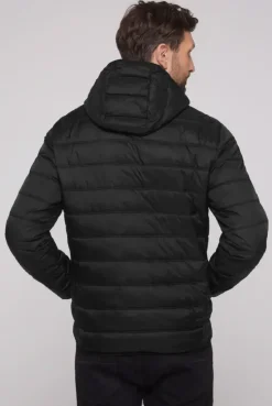 Leichte Steppjacke mit Kapuze black