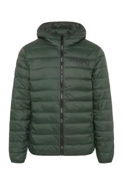 Leichte Steppjacke mit Kapuze khale green