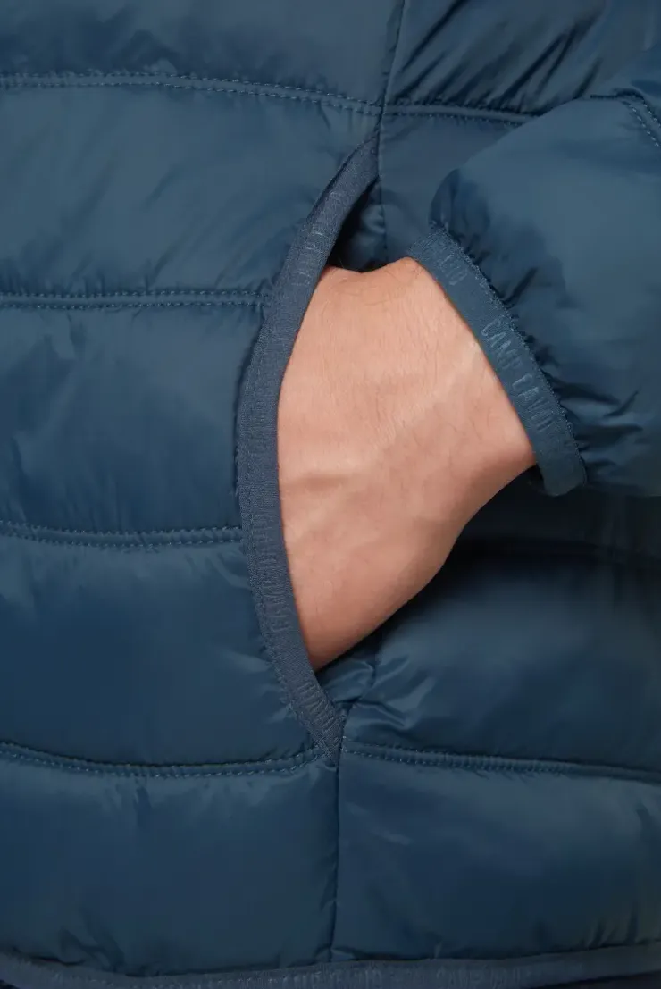 Leichte Steppjacke mit Kapuze blue haze