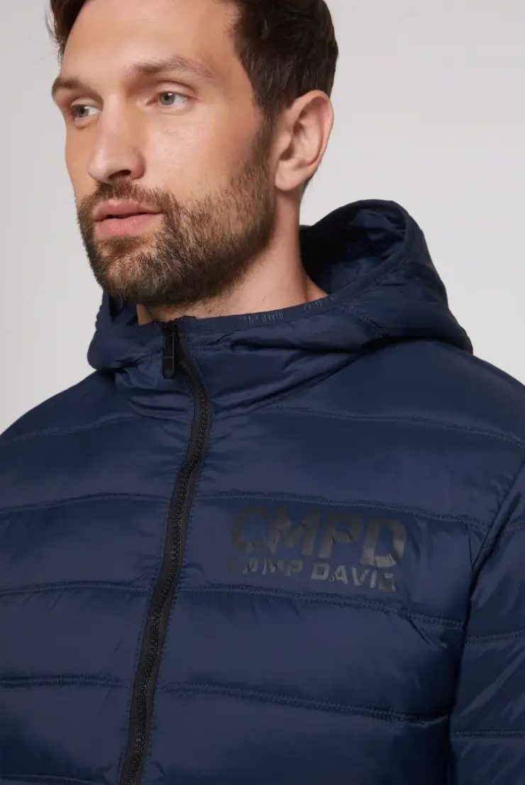 Leichte Steppjacke mit Kapuze blue navy