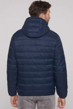Leichte Steppjacke mit Kapuze blue navy