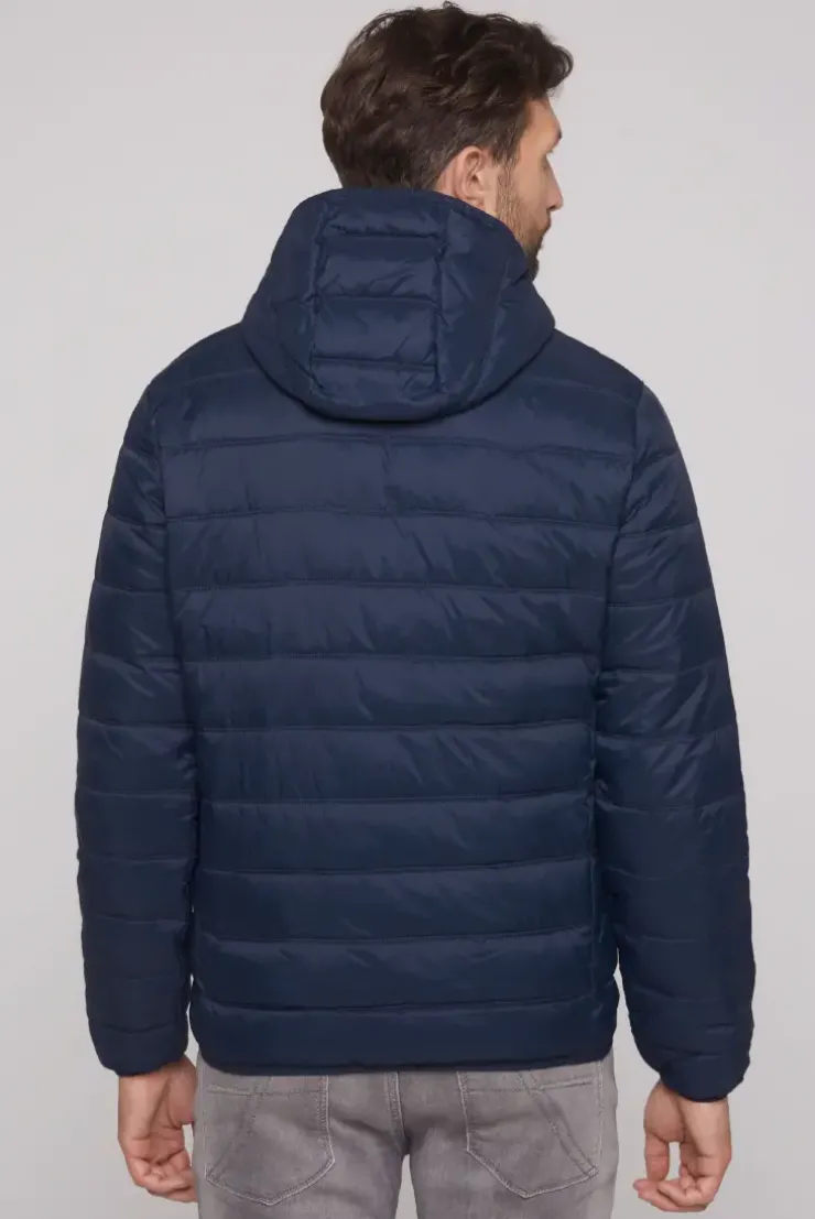 Leichte Steppjacke mit Kapuze blue navy