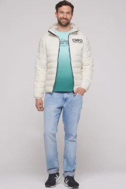Leichte Steppjacke mit Kapuze kitt