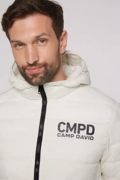 Leichte Steppjacke mit Kapuze kitt