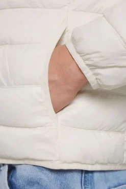 Leichte Steppjacke mit Kapuze kitt