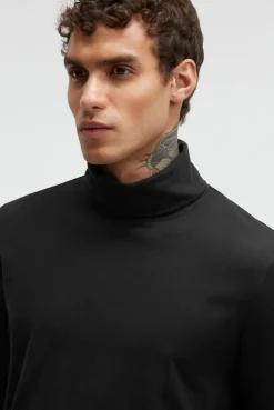 Longsleeve mit Rollkragen black