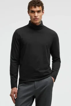 Longsleeve mit Rollkragen black