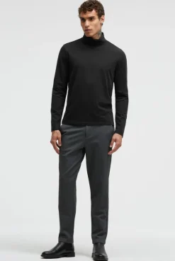 Longsleeve mit Rollkragen black