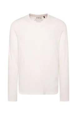 Longsleeve mit V-Neck ivory