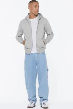 MAD-RID Hoodie Jacket grey melange