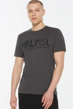 MEL-BOURNE T-Shirt Printed asphalt