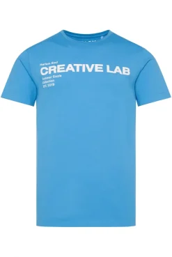 MEL-BOURNE T-Shirt Printed electro blue | S