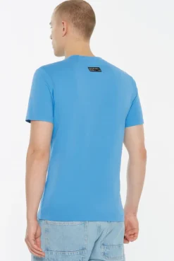 MEL-BOURNE T-Shirt Printed electro blue | S