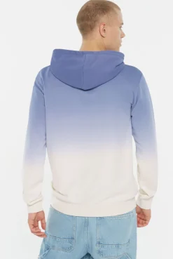 MON-TEL Hoodie Dip Dyed printed violet