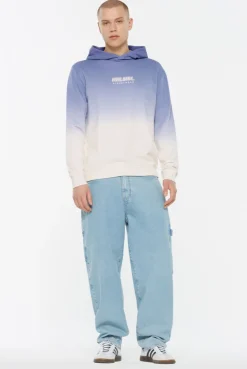 MON-TEL Hoodie Dip Dyed printed violet