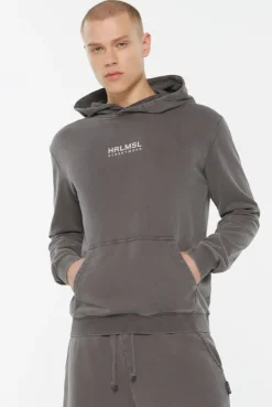 MON-TEL Hoodie printed asphalt