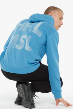 MON-TEL Hoodie Printed electro blue