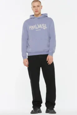 MON-TEL Hoodie printed violet