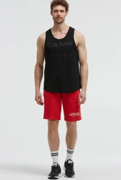 Muskelshirt mit Label Prints black