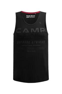 Muskelshirt mit Label Prints black