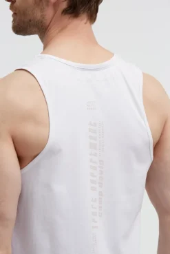 Muskelshirt mit Label Prints opticwhite