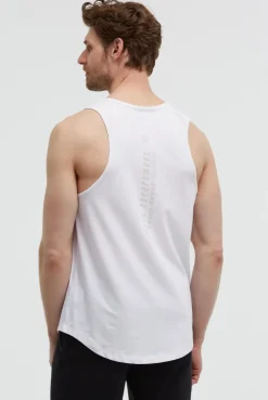 Muskelshirt mit Label Prints opticwhite