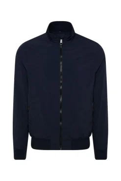 Nylon-Blouson mit Stehkragen blue navy | S